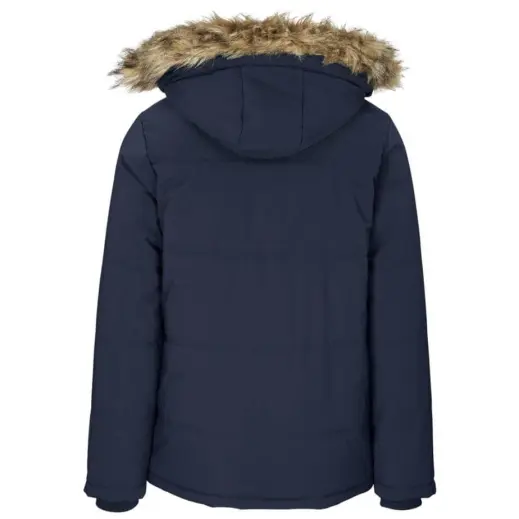 Mens Cederberg Parka Jacket Navy Back